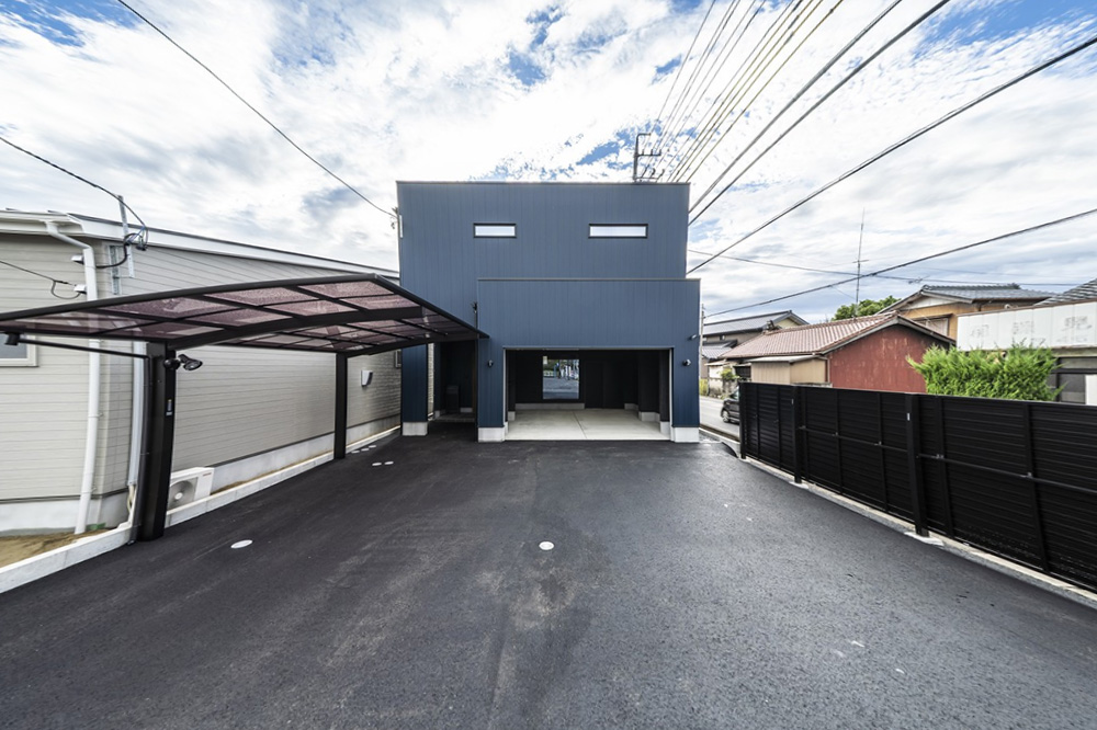 収納充実、理想のガレージハウス