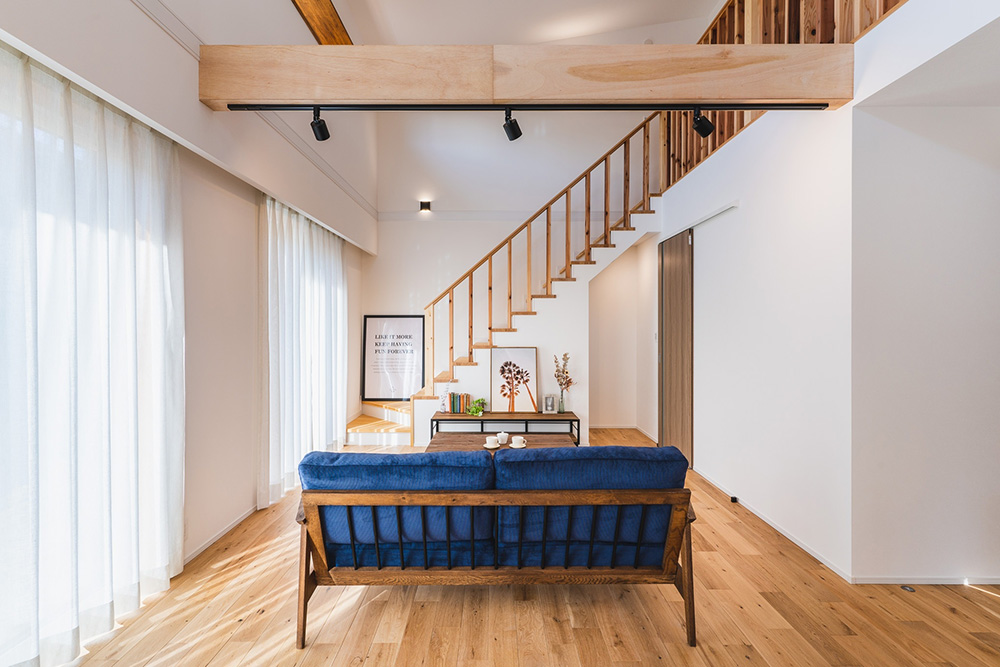 びわ湖を望む平屋+αのパッシブな家